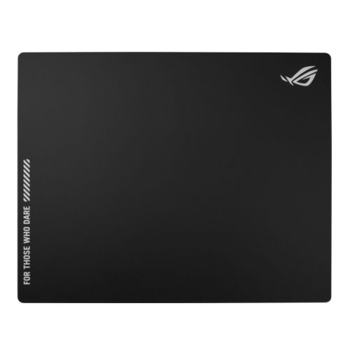 Asus ROG MOONSTONE ACE L Tempered Glass Mouse Pad, Anti-slip Silicone Base, 500 x 400 x 4 mm, Black Asus ROG MOONSTONE ACE L Tempered Glass Mouse Pad, Anti-slip Silicone Base, 500 x 400 x 4 mm, Black
